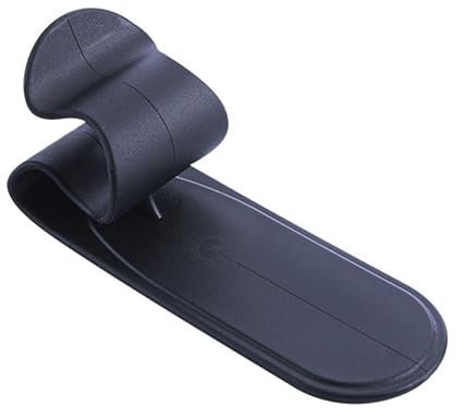 PartyKindom Adhesive Plastic Car Umbrella Hooks, 2 Pack, Black for Auto