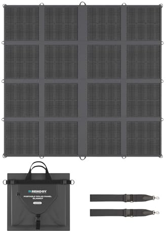 Renogy N-Type 400Watt Portable Solar Blanket Foldable Solar Panel, 25% High Efficiency, Lightweight Solar Generator for Power Station Off Grid Outdoor Activities, SUV, RV, Marine, Camping