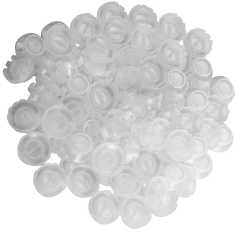 Veemoon 300 Coupelles pour Extensions de Cils, Plastique Solide, Support Anti-déversement, Kit 3 Paquets de 100 Pièces, Outil Professionnel pour Maquillage et Pose D’extensions, Usage