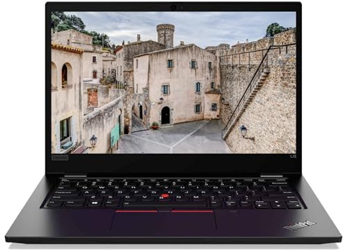 Lenovo Thinkpad L13 - Computer portatile, 13,3 HD, processore Intel Core i5-10210u, 8 GB di RAM, 256 GB SSD, HDMI, tastiera QWERTY, Windows 11 Pro (rinnovato)