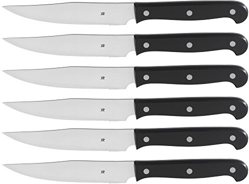WMF 1283706096 Kansas Set di Coltelli da Bistecca, 25 cm, 6 Pezzi