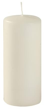 Cereria di Giorgio Confezione da 6 candele-Diametro 6 cm Altezza 15 cm-Colore Panna-Durata 72 Ore Paquete de 6 Velas Altura Crema-Duración Horas, Cera de parafina, 6x6x15 cm, 6