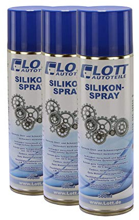 3X Lott Silikonspray 500ml / Silikon Spray Schmierstoff Schmiermittel Siliconespray