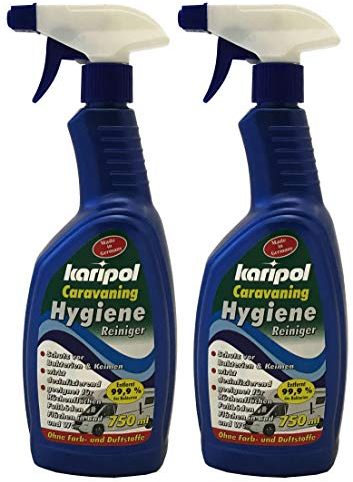 2x karipol Hygiene Reiniger, Desinfektionsspray Desinfektionsreiniger, Desinfektionsmittel, Allzweckreiniger