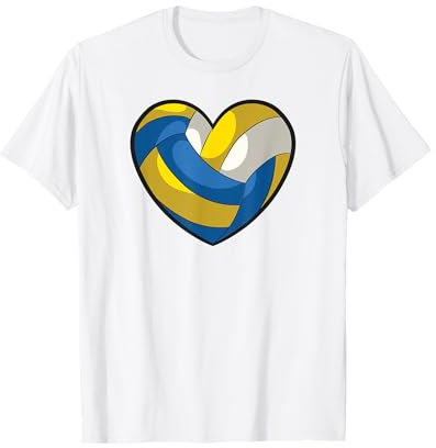 Volleyball Herz Beachvolleyball Trikot Herren Damen Kinder T-Shirt