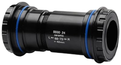 COONIUM BB30 Threaded-Together Ceramic Bearing Press Fit BB Bottom Bracket for 24mm (Compatible with Shimano) or 22/24mm (SRAM GXP) Crank Spindle