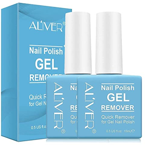 Magic Nail Polish Remover 2 Pack, Remove Gel Nail Polish, Easily Quickly Peel Off In 2-3 Minutes, Professional Removes Soak-Off Gel Nail, Protect Nail, No Need For Foil, Soaking Or Wrapping, 0.5 Fl Oz