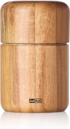 AdHoc Molinillo de sal, madera de acacia, marrón