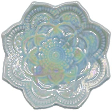 Bibelots plateau, 1pc en céramique plateau de rangement plat bijoux anneau organisateur pain dessert snack assiette assiette décoration de la maison cadeaux for amis soeurs mère bibelot plat ( Color :