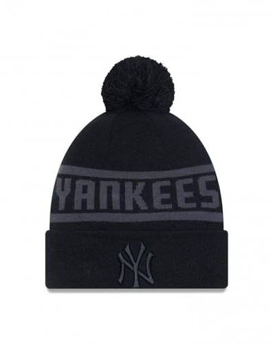 New Era New York Yankees Bommelmütze - Schwarz - Einheitsgröße