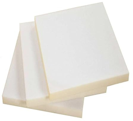MOTTK 3/5/7/10cm dick Ersatz Hochdichter Schaumstoffpolsterung Sofa Ersatz Sitzkissen,Langlebig Quadratische Schaumstoff für Möbelwiederherstellung (10cm dick,50x50cm)