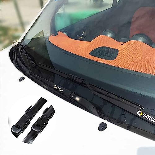 LHMM 2 Teile/satz Auto Wischer Klinge Einsatz, Für Smart 451 453 Fortwo Forfour Weiche Gummi Streifen Außen Zubehör