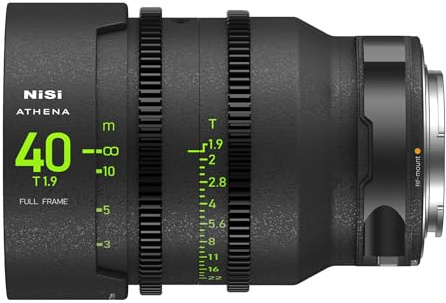 NiSi 40mm T1.9 Athena Prime Cine Objetivos Completo para Canon RF-Mount