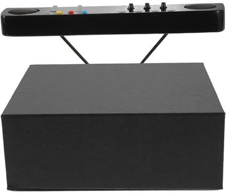 BESTonZON Mini Holz Elektronisches Klavier Modell Für Puppenhaus Dekoratives Spielzeug Für Miniaturlandschaften Für Kreative Szenen Und Musikzimmer-Dekoration Mit Schwarzem