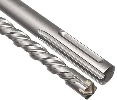 SDS Max Cross Head Hammer Drill Bits - 4 Point X Cross Head Cutter Tungsten Carbide Tip Double Twisted - for Drilling Masonry, Concrete, Brick, Stone, Granite, Tiles (14x400mm)