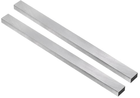 QUARKZMAN 2 Stück Drehmeißel 8mm x 14mm x 200mm HSS High-Speed-Stahl | Quadratische Drehmeißel-Rohlinge, Rechteckiger Fräser-Mill-Rohling