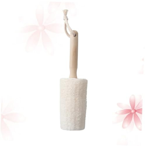 BCOATH 3pcs Handle Bottle Brush for Easy Cleaning of Water Bottles Glass Jars and Kettles Loofah Bristles for Stains for Narrow Neck Containers