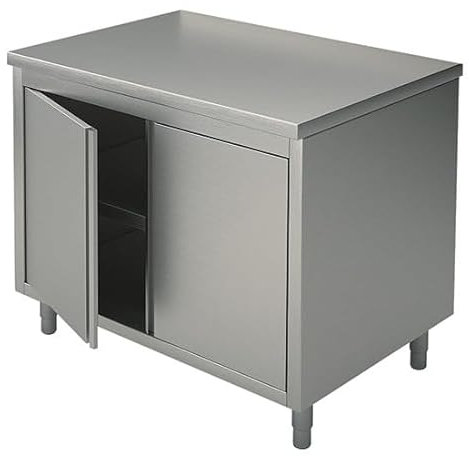 Table Armoire Basse Neutre Avec Une Portes Coulissantes, 900X700 mm - Virtus - STNB7090