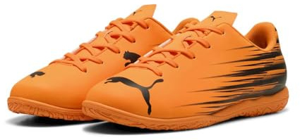 Puma Attacanto II It JrSoccer - Tenis Unisex para niños, Heat Fire Puma Negro, 34 EU