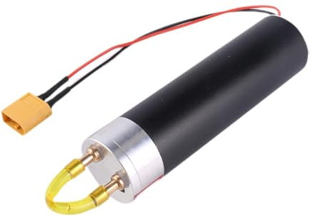 Amagogo Elektrische Flugzeug-Zahnradpumpe, Mini-Wasserpumpe, auslaufsicheres XT60-Modell, CNC-Metall-Benzinmotor-Kraftstoffpumpe für Starrflügel-Turbojet, Typ 2