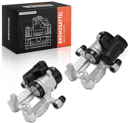 Frankberg 2x Bremssattel Bremszange Hinten Links Rechts Kompatibel mit 3 8V1 8VK Q2 GAB GAG Q3 F3B Golf VII 5G1 BE1 BE2 BQ1 P.a.s.s.a.t 3G2 CB2 Replace# 3Q0615423A