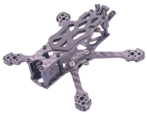 KRLAZdN Baby 2,5/3 Zoll Rahmen Kit RC Drone FPV Racing Quadcopter Kompatibel mit Caddx Polar Nebula Nano 1103 1104 1106 1204 bürstenlosen Motor(2.5inch Frame Kit)