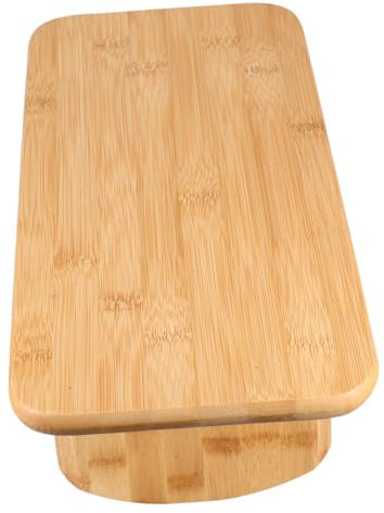 IWOWHERO Bamboo Meditation Stool Tragbarer Yoga Hocker Für Meditation Und Gebet Ergonomisch Gestaltet Hochwertigem Für Zuhause Und Yoga-Studio