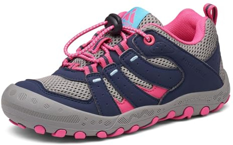 Mishansha Baskets Enfant Fille Chaussure Randonnée Respirant GR.24-38 | Antidérapante, Léger, Confortables, Respirant, Trekking, Outdoor, Chaussures de Marche, Sneakers, Activités Quotidiennes