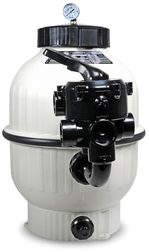 Astral Pool Sandfilterbehälter Cantabric Ø 400 mm inkl. 6-Wege Side-Mount Ventil - Für Pools bis 25.000 Liter - Robuste Bauweise - Effiziente Filtration - Langlebig - Einfache Wartung