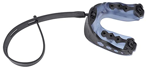 Mundschutz mit Hängeseil Mundschutz Erwachsene Mund Zahnschutz für Boxen Basketball (Blau)