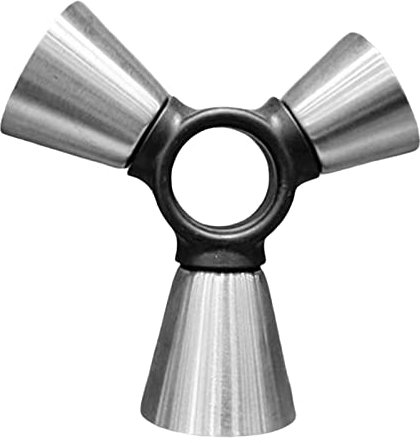 Stainless Steel Wine Measuring Cup Triple Jigger for Cocktail Bartender Barware Home Party Camping