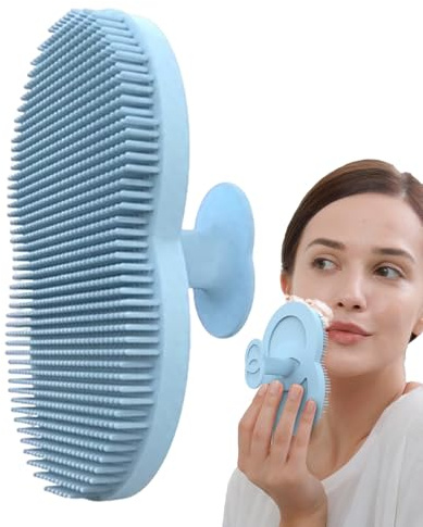 Spazzola Detergente Viso Scrubber In Silicone Massaggio Delicato Multiuso | Spazzola Scrub Morbida Per Doccia Scrubber Portatile Da Massaggio Corpo E Detersione Pensato Per Do