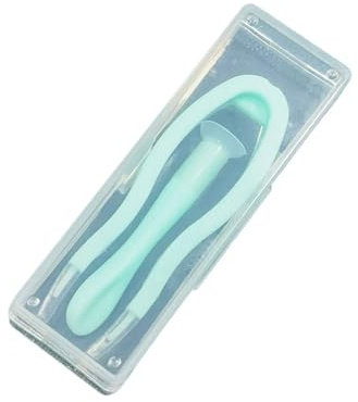 5Pcs Portable Contact Lens Tool Set - Inserter, Remover & Soft Tip Tweezers for Easy Lens Handling(Grenn)