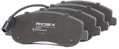 RIDEX Kit pastiglie freni Anteriore con segnalatore usura integrato 402B0427
