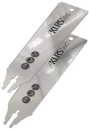 KLRStec® Juego de 2 hojas de sierra de repuesto para sierra de mano japonsea| Hojas de sierra fina Ryoba de 240 mm | Set con 2 sierras de repuesto