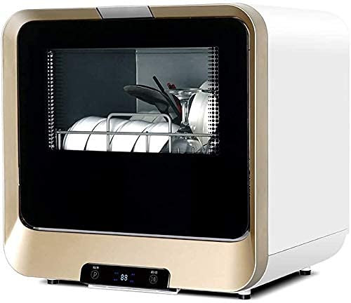 ksamwjf Lavavajillas de vajilla de 220 V, Lavado rápido, Secado, Ahorro de energía, lavavajillas de pie para apartamento, hogar, Cocina, práctico