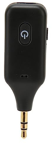 BT Receiver Transmitter, BT 5.1 3.5mm AUX Sound Plug Built In Microphone Hands Free Calls HD Voice Plug And Play, for Car TV Audio PC