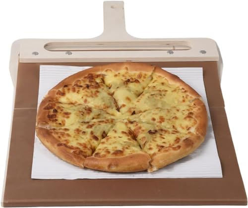 Ataoyus Spatola per Pizza Griglia e Forno, Paletta Scorrevole con Manico - Strumento per Pizzaiolo