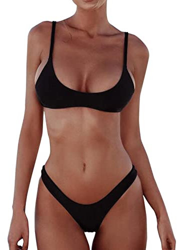 WILLBEST brüste Beachvolleyball Bikini Damen Bikini Damen sexy meerjungfrauenflosse Langarm Body Damen Zweiteiler Damen elegant Bikinihose schwarz Zweiteiler Damen Strick badetop Damen Damen kleidu