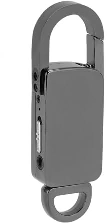 Voice Activated Recorder Keyring Design Intelligent Microphone Noise Reduction Voice Recording Device for Conference Class (32GB Memory)