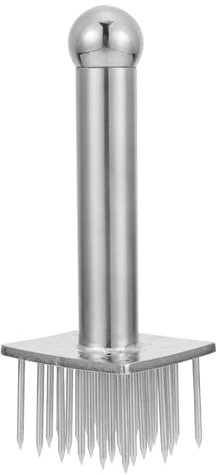 HOLIDYOYO 1pezzi Batticarne Inossidabile per Intenerire La Strumento per Design Antiscivolo Bistecche e Maiale per e