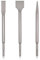 Cisolen 3pcs Chisel Set Tile Chisel Wide Chisel 20mm Flat Chisel 40mm Pointed Chisel (250mm Length) SDS Plus Chisel Channel Chisel for Tiles Concrete Stone Masonry for Demolition and Renovation Work