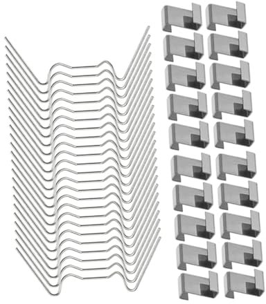 TOYANDONA Clip Inoxidable para Invernadero Abrazadera De Fijación De Clips Metálicos