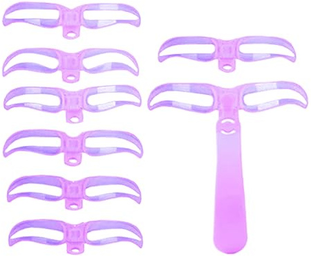 Stencil per Sopracciglia,Set Modellatore Sopracciglia con 8 Stili | Guida Trucco Sopracciglia Riutilizzabile Lavabile per Ragazze per Serate