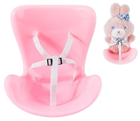 DICOSMETIC 1Set Car Seat for Mini Dolls Car Seat Vent Clip Decoration Cute Cars Ornaments for Doll Display Pearl Pink Plastic Safety Seats Decorative Micro Cute Cars Dolls Seats