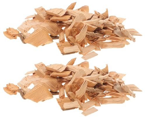 Gatuida 2 Sacchetti di trucioli di Legno Naturale - Pellet di cipresso da 1,2 - 2,0 per affumicare la Carne alla griglia - Accessori per affumicatori per Barbecue - Aggiunge Aroma alla