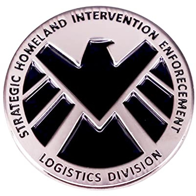 EAGLE Team SHIELD AGENT Cosplay Metall Pin Badge