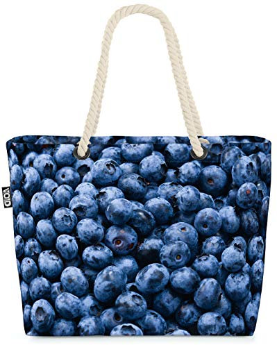 VOID myrtilles Sac de Plage XXL 58x38x16cm 23L provisions Voyage bandoulière Beach Bag Shopper