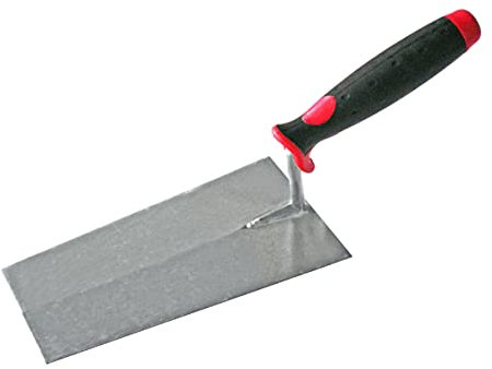 Nespoli Cazzuola Leggera Punta Quadra Manico Gomma 20cm