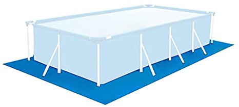 MAHWTF wasserdichte 200x300cm Pool Bodenplane Rechteckig Faltbarer Pool Grundtuch Poolunterlage UV-Stabil & Reißfest Pool Bodenplane Bodenschutzplane Swimmingpool,Leicht Zu Reinigen